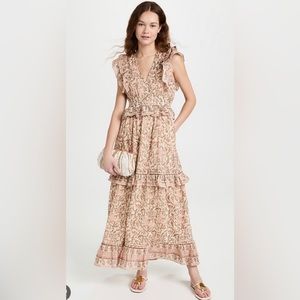 Cleobella Cherie Ankle dress in zinnia print.  size M Pristine!!!!